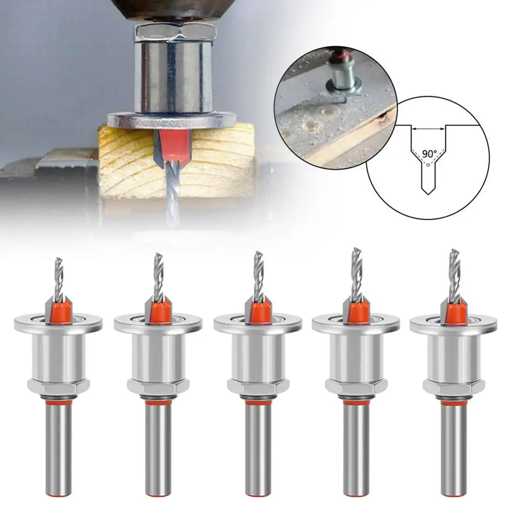 Counterbore Drill Taper Hole Bolt Installation Woodworking Alloy Depth Step Adjustable Drilling Drill Limited Tapper Taper N0g5
Counterbore Drill Taper Hole Bolt Installation Woodworking Alloy Depth Step Adjustable Drilling Drill Limited Tapper Taper N0g5