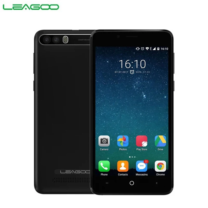 

Hot Selling! LEAGOO P1 Cellphone 4000mAh 1GB RAM 8GB ROM Phones Android MT6580A Quad Core 8.0MP 5.0" HD IPS 3G Cheap Smartphone
