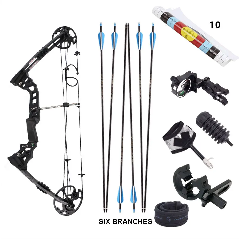 Composite Bow Set 30-70lbs Adjustable Composite Pulley Bow Lightweight Aluminium Alloy Shooting Hunting Training Bow Archery Bow
Composite Bow Set 30-70lbs Adjustable Composite Pulley Bow Lightweight Aluminium Alloy Shooting Hunting Training Bow Archery Bow