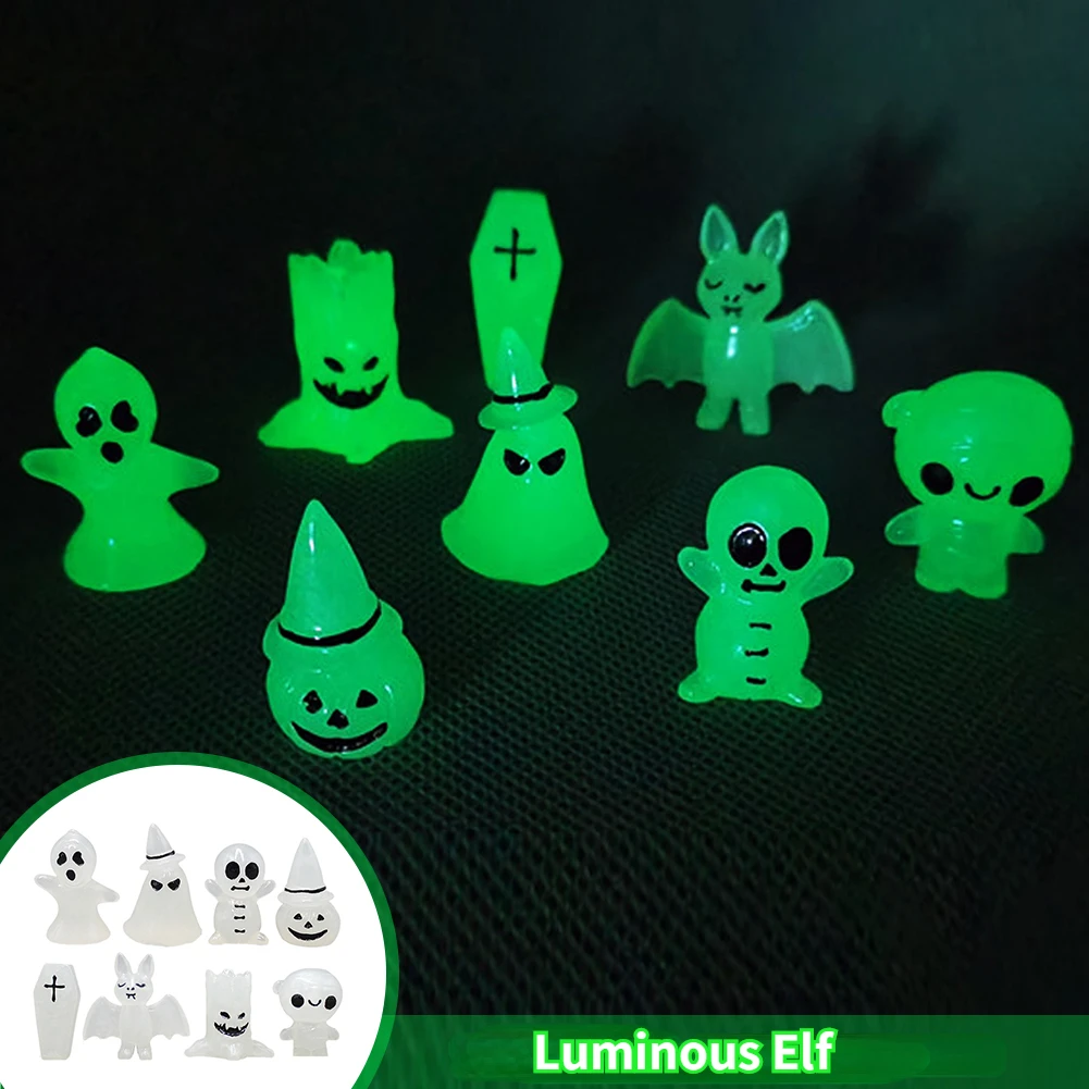 1/4/8pcs Luminous Miniatures Tree Elf Mini Figure Glow In Dark Halloween Glowing Spooky Pumpkin Skeleton Ghost Micro Landscape 
1/4/8pcs Luminous Miniatures Tree Elf Mini Figure Glow In Dark Halloween Glowing Spooky Pumpkin Skeleton Ghost Micro Landscape