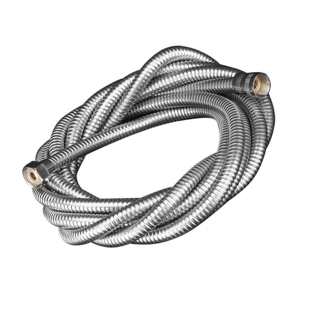 Flexible Shower Hose Stainless Steel Water Pipe Bathroom Soft Tube Accessories 1 5m 
Flexible Shower Hose Stainless Steel Water Pipe Bathroom Soft Tube Accessories 1 5m