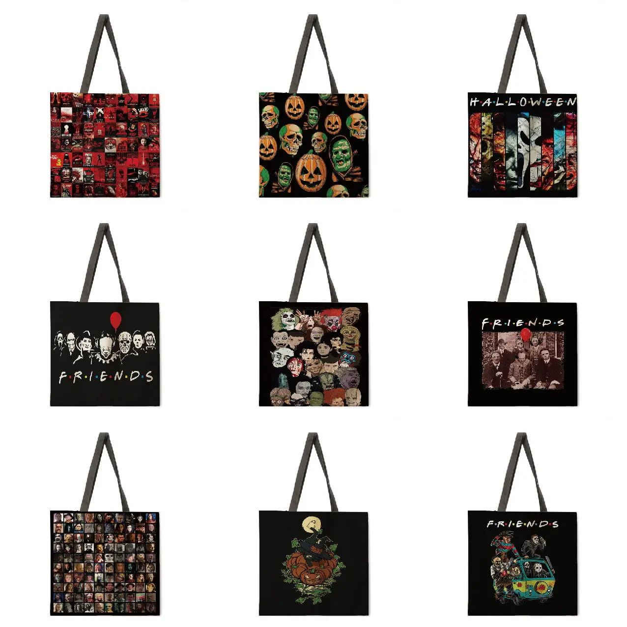 Halloween Tote Bag Ladies Casual Tote Christmas Gift Ladies Shoulder Bag Foldable Shopping Bag Beach Bag Tote Bag 
Halloween Tote Bag Ladies Casual Tote Christmas Gift Ladies Shoulder Bag Foldable Shopping Bag Beach Bag Tote Bag