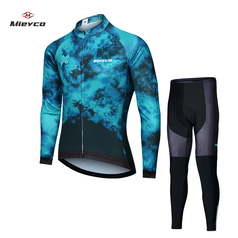 

2022 мужской велосипедный командный комплект с длинным рукавом Maillot Ciclismo мужская Велоспорт Джерси летняя дышащая одежда для велоспорта костюм для горного велосипеда