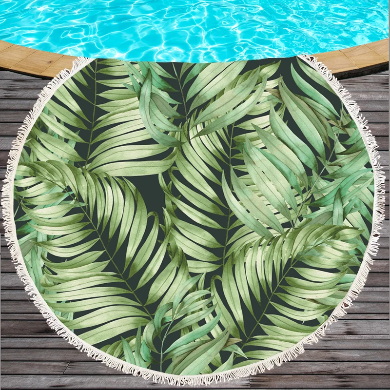 Bohemia Printed Round Beach Towel Summer Leaves Towel Tassel Tapestry Yoga Mat Microfiber Blanket Bath Towel 150cm Beach Towel
Bohemia Printed Round Beach Towel Summer Leaves Towel Tassel Tapestry Yoga Mat Microfiber Blanket Bath Towel 150cm Beach Towel