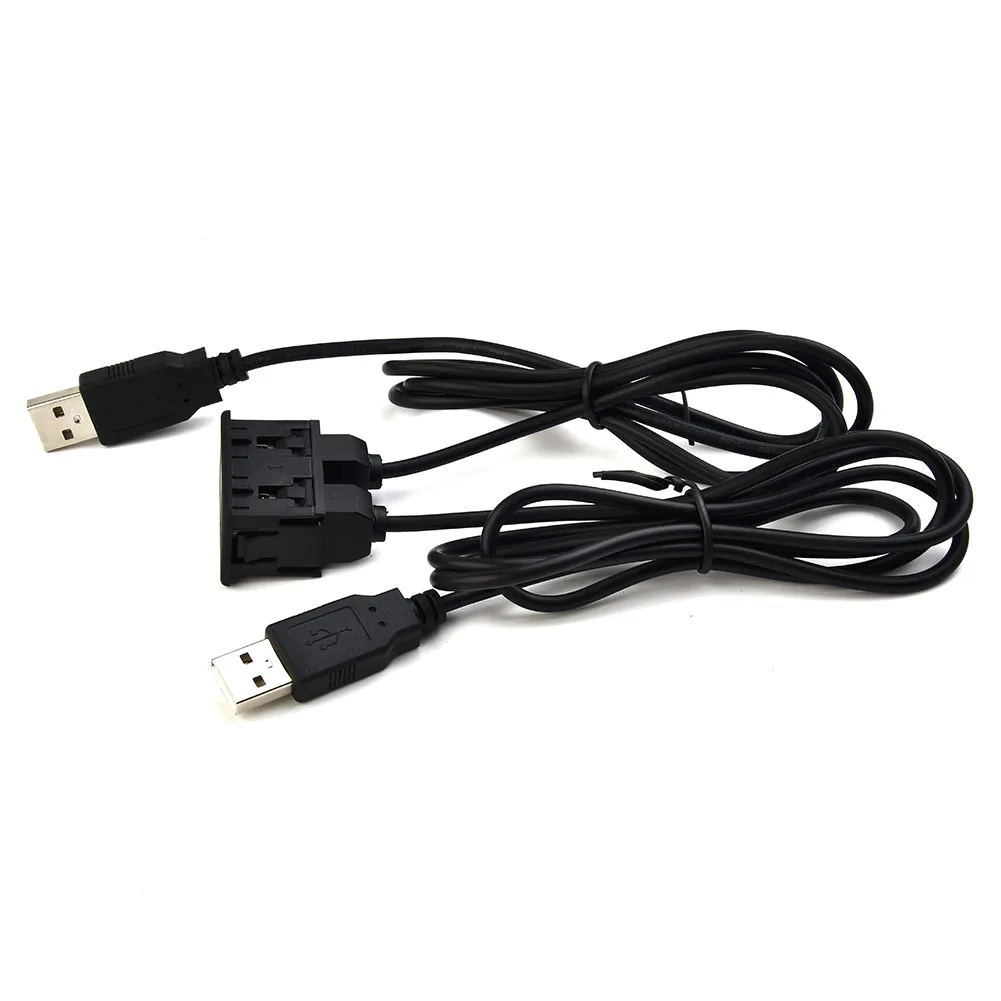 Car Extension Cable Adapter Plastic Black 100CM Car Dash Flush Mount USB Port Dual USB Adapter Cable
Car Extension Cable Adapter Plastic Black 100CM Car Dash Flush Mount USB Port Dual USB Adapter Cable