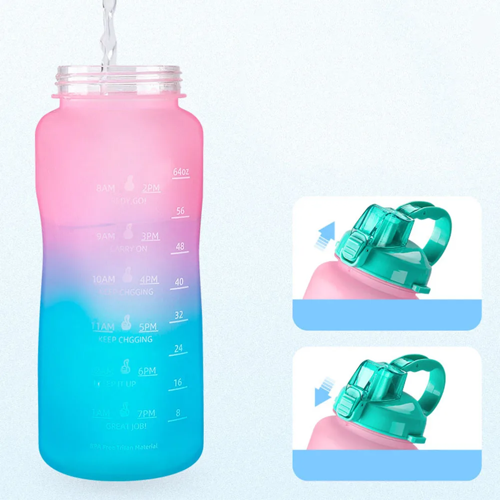 2L Large Sports Bottle Men's Fitness High Temperature Resistant Summer Plastic Middle School Students Water Bottle
2L Large Sports Bottle Men's Fitness High Temperature Resistant Summer Plastic Middle School Students Water Bottle