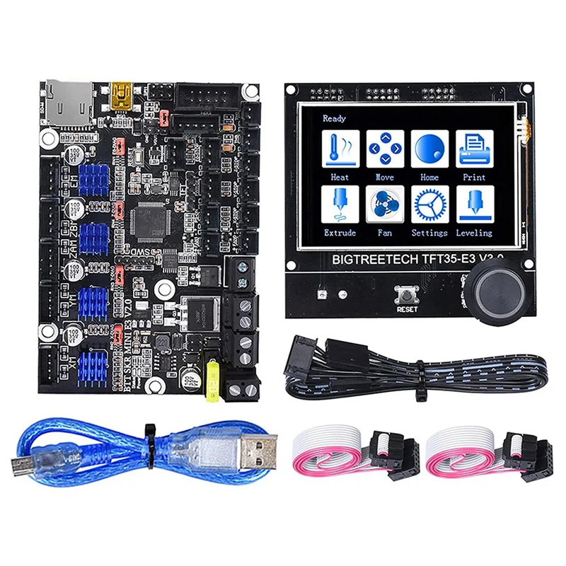 BIGTREETECH SKR MINI E3 V2.0+TFT35 E3 V3.0 Contact Screen Motherboard Integrated TMC2209 for Ender 3 Pro Printer Cr10 Updated
BIGTREETECH SKR MINI E3 V2.0+TFT35 E3 V3.0 Contact Screen Motherboard Integrated TMC2209 for Ender 3 Pro Printer Cr10 Updated