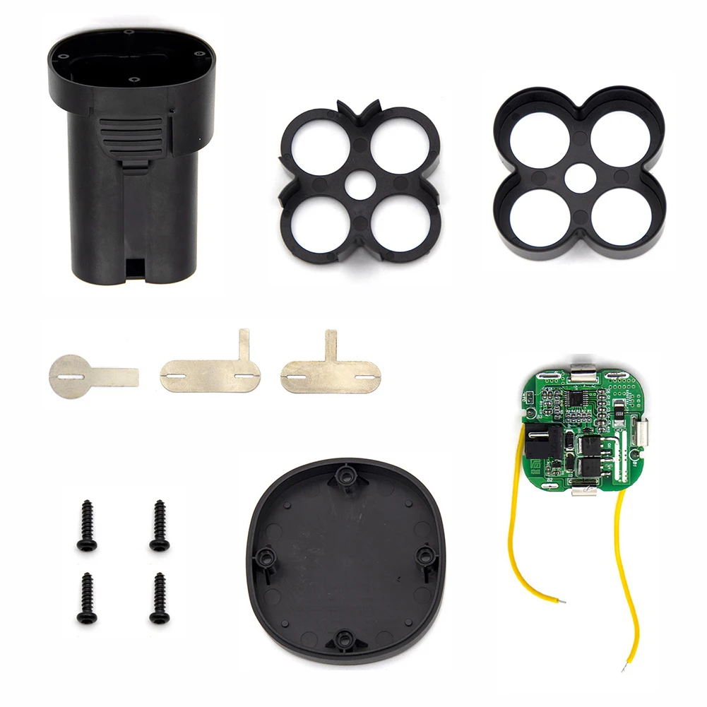 4s Bms Screwdriver Li Ion Battery Storage Box Case Circuit 30A BMS Board 4S1P Bracket For 14.4V 16.8V Screwdriver Battery Replac
4s Bms Screwdriver Li Ion Battery Storage Box Case Circuit 30A BMS Board 4S1P Bracket For 14.4V 16.8V Screwdriver Battery Replac