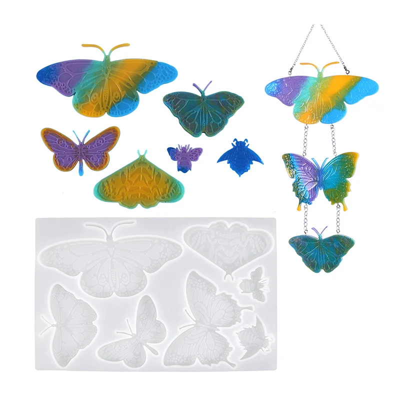 Butterfly Keychain Resin Silicone Mold Chocolate Candy Clay Mold For DIY Pudding Candy Cupcake Dessert Cake Topper Decoration
Butterfly Keychain Resin Silicone Mold Chocolate Candy Clay Mold For DIY Pudding Candy Cupcake Dessert Cake Topper Decoration
