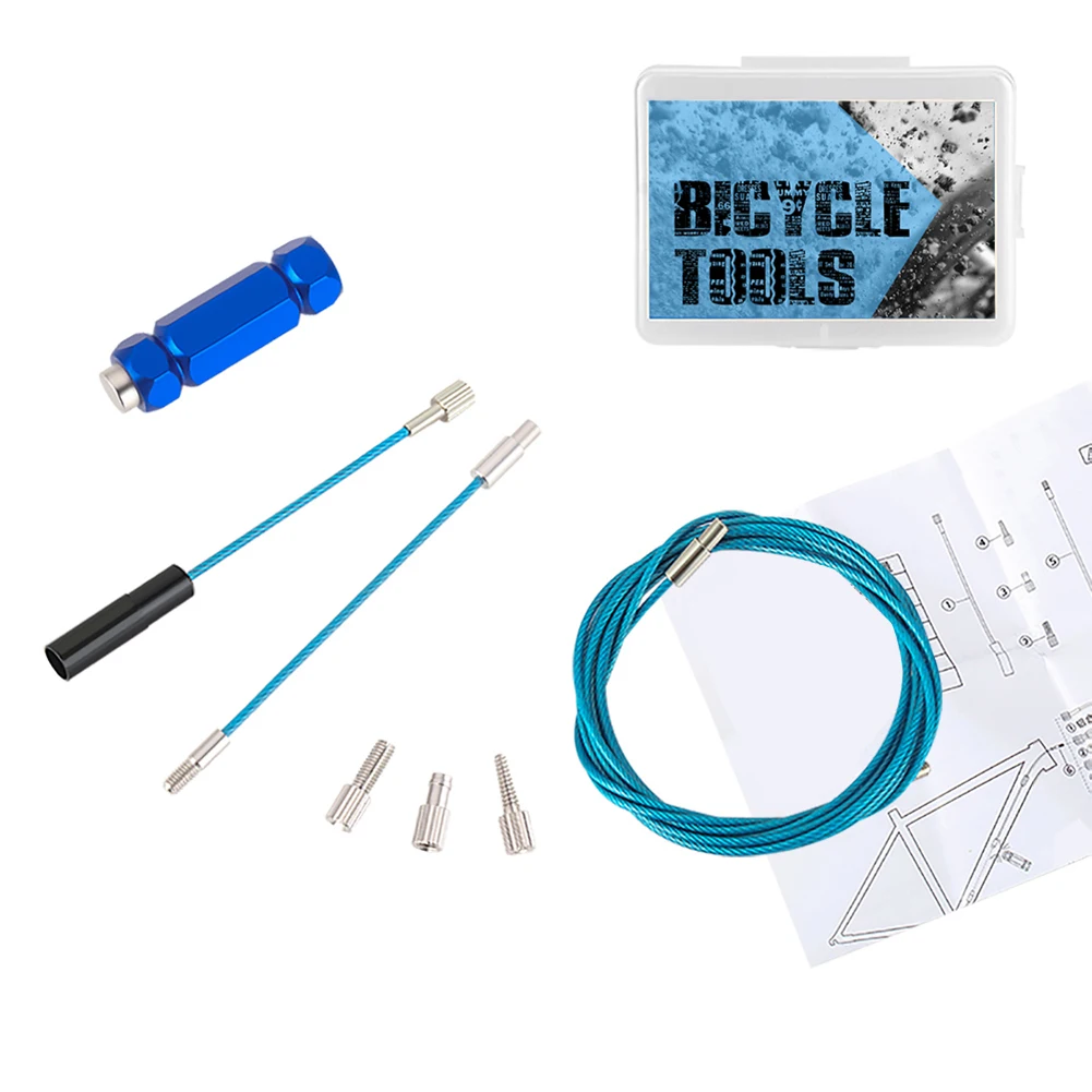 Parts Routing Tool Bicycle Bike Blue Fittings For Frame Hydraulic Internal Cable Shift W/ Internal Wiring Clamp
Parts Routing Tool Bicycle Bike Blue Fittings For Frame Hydraulic Internal Cable Shift W/ Internal Wiring Clamp