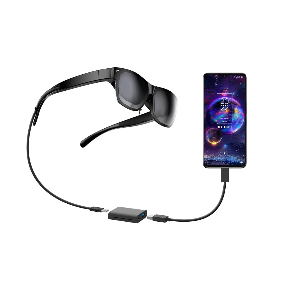 Thunderbird Air AR 1S 140-inch HD 3D Glasses Game Viewing Display Head Mobile Phone Computer Projection Screen AR Glasses
Thunderbird Air AR 1S 140-inch HD 3D Glasses Game Viewing Display Head Mobile Phone Computer Projection Screen AR Glasses