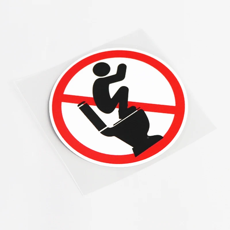 Fashion Warning Mark No Jumping PVC Car Sticker Decal Decoration 9.6CM*9.6CM
Fashion Warning Mark No Jumping PVC Car Sticker Decal Decoration 9.6CM*9.6CM