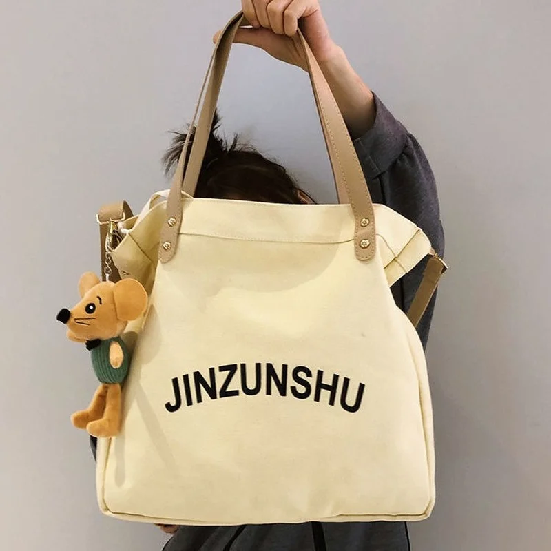 Ladies Large Capacity Canvas Tote Bag Japanese Style Messenger Bag Student Shoulder Bag Casual Large Shopping Bag School Bag
Ladies Large Capacity Canvas Tote Bag Japanese Style Messenger Bag Student Shoulder Bag Casual Large Shopping Bag School Bag