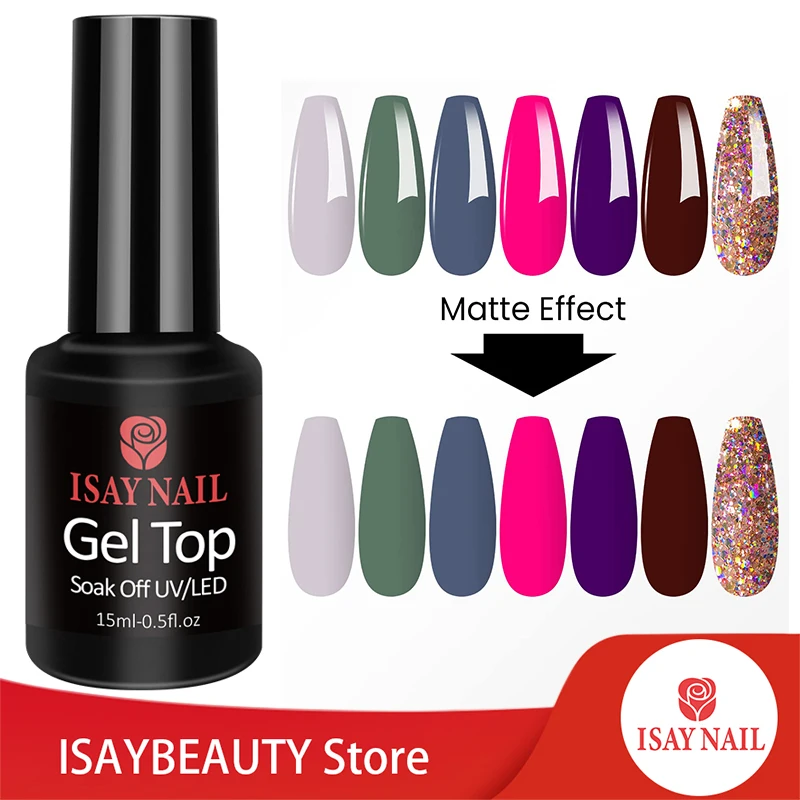 ISAY BEAUTY 15ml Matte Top Coat High Gloss Top Coat Base Coat Top Coat Gel Set,No Wipe Top Coat Resin Gel Nail Polish Glue Soak
ISAY BEAUTY 15ml Matte Top Coat High Gloss Top Coat Base Coat Top Coat Gel Set,No Wipe Top Coat Resin Gel Nail Polish Glue Soak