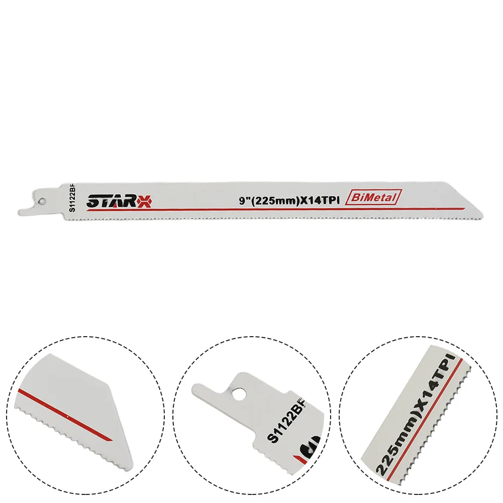 1PC 225MM BI-Metal Reciprocating Saw Blade Flexible For Metal & Wood Cutting Blade Bi-Metal Cobalt Saw Tools Parts
1PC 225MM BI-Metal Reciprocating Saw Blade Flexible For Metal & Wood Cutting Blade Bi-Metal Cobalt Saw Tools Parts