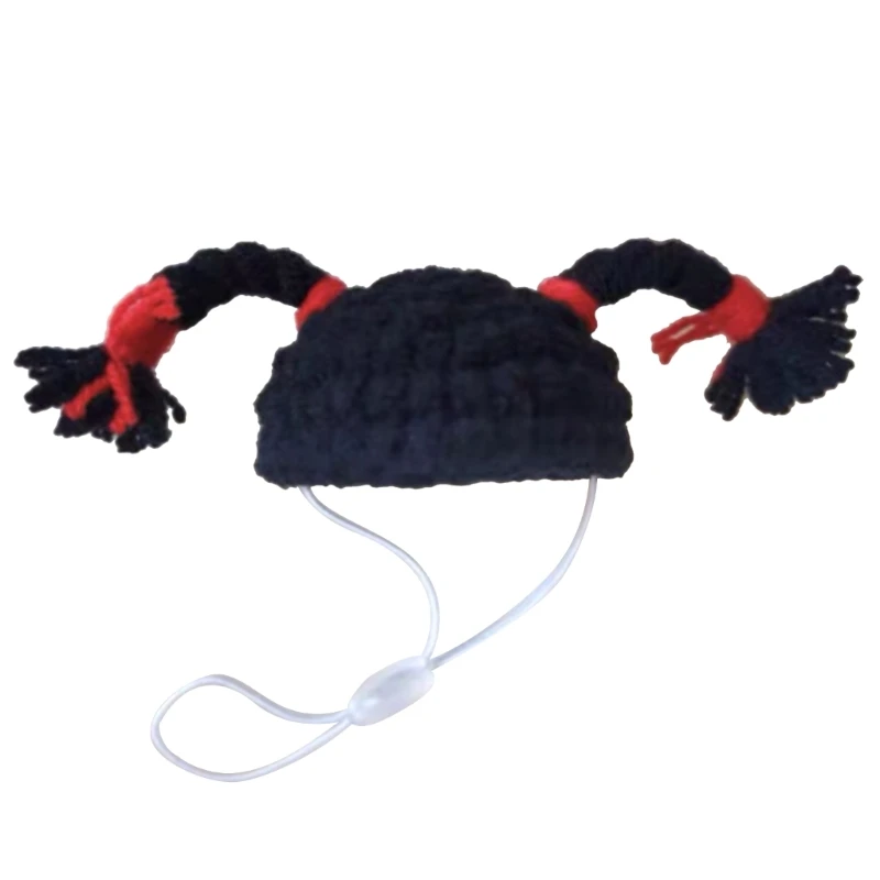 Bird Hat Costume Hamsters Hats Fun Knit Cap with Upright Braids for Small Pet
Bird Hat Costume Hamsters Hats Fun Knit Cap with Upright Braids for Small Pet
