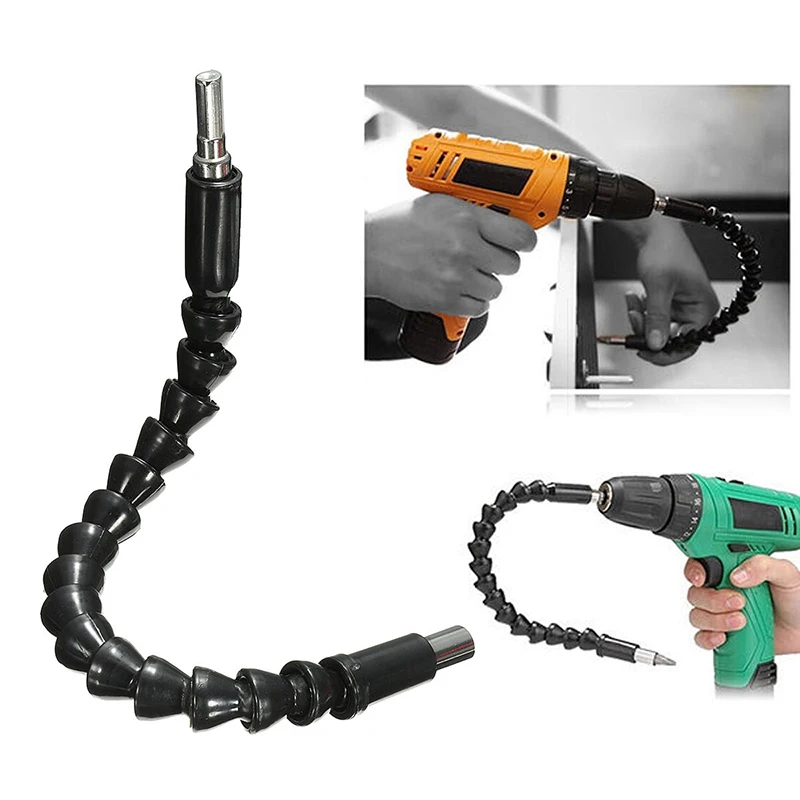 

Useful 30 CM/11.8 Inch Flexible Drill Shaft Socket Key Drive Bits Extension Extender Link Snake Double Head Screwdriver #251877