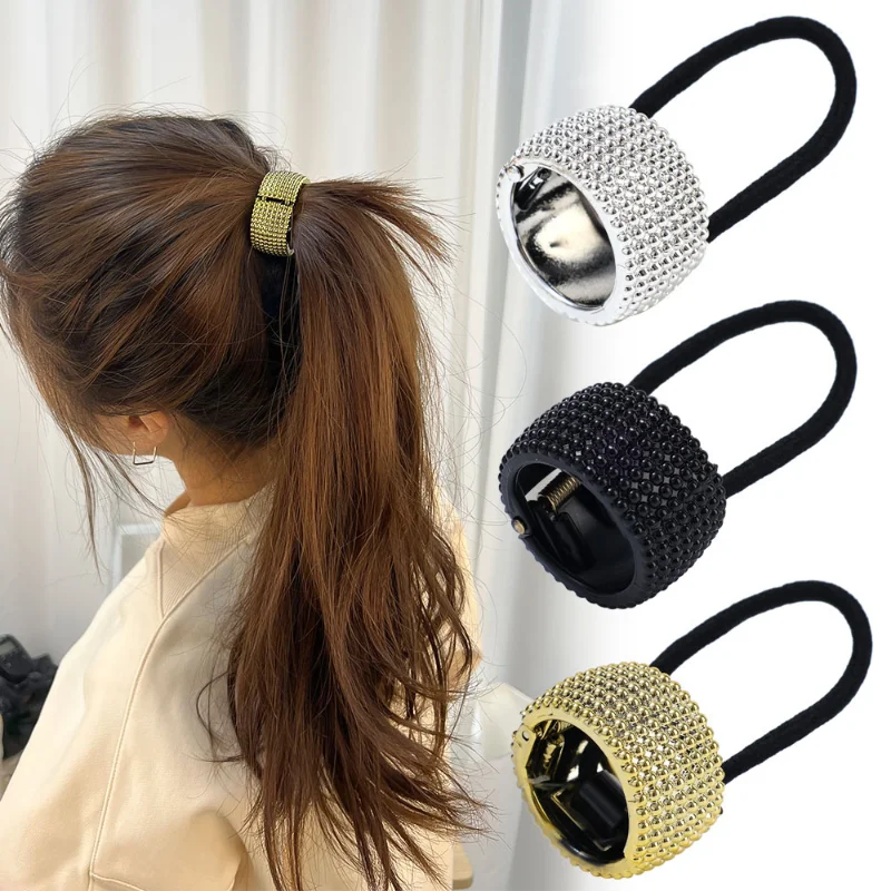 NEW Simple Hair Ring Metal Horsetail Wild Rope for Woman Girls Scrunchy Punk Ponytail Holder Elastic Hair Band Hair Accessories
NEW Simple Hair Ring Metal Horsetail Wild Rope for Woman Girls Scrunchy Punk Ponytail Holder Elastic Hair Band Hair Accessories