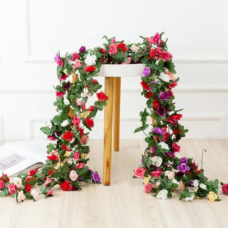 2.5m Artificial Flower Peony Flowers Vine Rose Vine Flower Garland For Wedding Decoration Simulation Vines Home Garden Decor
2.5m Artificial Flower Peony Flowers Vine Rose Vine Flower Garland For Wedding Decoration Simulation Vines Home Garden Decor