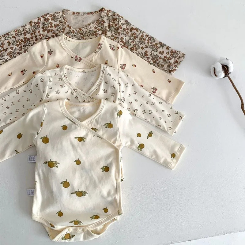 Newborn Spring Baby Girl Clothes Cotton Long Sleeve Full Floral Bodysuits Fashion One-piece Infant Boys Jumpsuit 0-24 Months
Newborn Spring Baby Girl Clothes Cotton Long Sleeve Full Floral Bodysuits Fashion One-piece Infant Boys Jumpsuit 0-24 Months