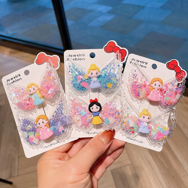 Quicksand Colorful Cartoon Princess Transparent Angel Wings Hair Clips For Girl Kids Cute Kawaii Fairy Hairpin Accessories Gift
Quicksand Colorful Cartoon Princess Transparent Angel Wings Hair Clips For Girl Kids Cute Kawaii Fairy Hairpin Accessories Gift