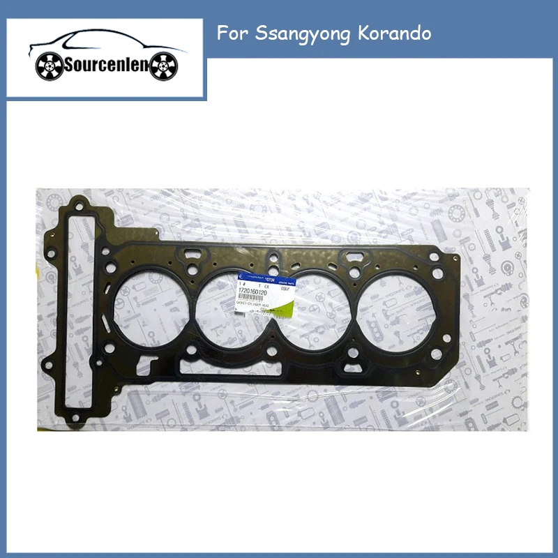 Совершенно новая Подлинная прокладка головки цилиндра 1720160120 для Ssangyong Korando
Совершенно новая Подлинная прокладка головки цилиндра 1720160120 для Ssangyong Korando
