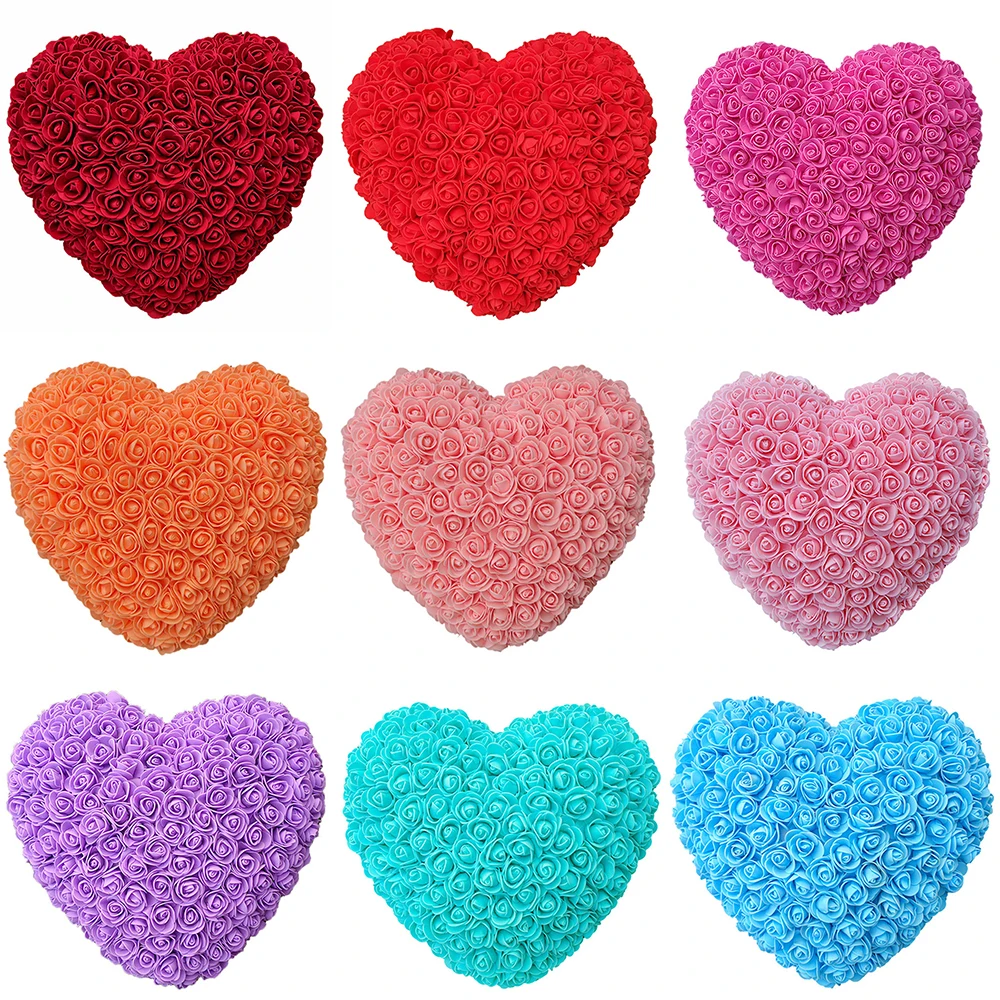 25CM Heart-shape Roses Artificial Flowers PE Foam Rose Flower Home Wedding Festival DIY Decoration Romantic Valentine's Gifts
25CM Heart-shape Roses Artificial Flowers PE Foam Rose Flower Home Wedding Festival DIY Decoration Romantic Valentine's Gifts