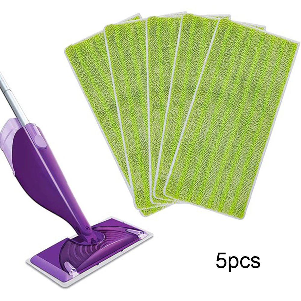 5 Pack/Set Microfiber Cloth Mop Pads For Swiffer Wet Jet 29*15cm Green Reusable Washable Mop Refills Replacement Accessories
5 Pack/Set Microfiber Cloth Mop Pads For Swiffer Wet Jet 29*15cm Green Reusable Washable Mop Refills Replacement Accessories