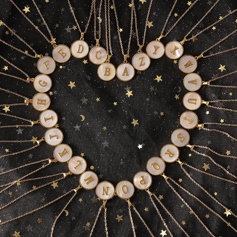 Custom Jewelry Natural White Shell Letter Necklace For Women High Quality Fashion Jewelry Personality Accessories Gift
Custom Jewelry Natural White Shell Letter Necklace For Women High Quality Fashion Jewelry Personality Accessories Gift