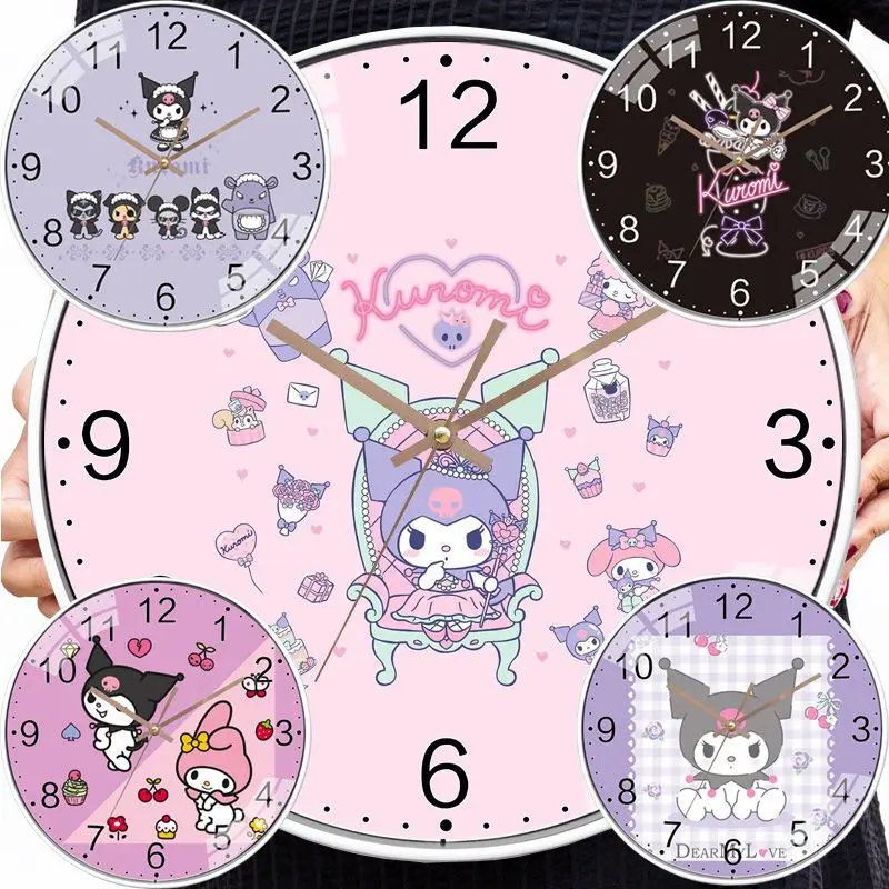 Kawaii Kuromi My Melody Anime Interior Decoration Wall Clock Cartoon Wall Clock Bedroom Living Room Children's Room Round Gift
Kawaii Kuromi My Melody Anime Interior Decoration Wall Clock Cartoon Wall Clock Bedroom Living Room Children's Room Round Gift