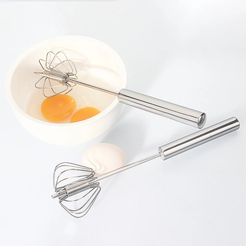 Semi-automatic Egg Beater 304 Stainless Steel Egg Whisk Manual Hand Mixer Self Turning Egg Stirrer Kitchen Accessories Egg Tools
Semi-automatic Egg Beater 304 Stainless Steel Egg Whisk Manual Hand Mixer Self Turning Egg Stirrer Kitchen Accessories Egg Tools
