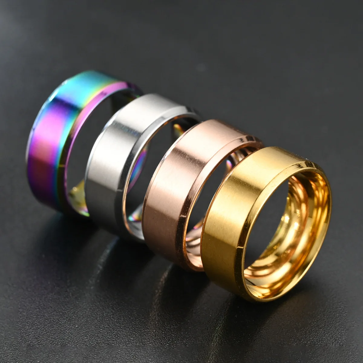 Fashion 8mm Punk Stainless Steel Rings For Men Vintage Matte Brushed Wedding Engagement Band Unisex Jewelry Gifts Drop Shipping
Fashion 8mm Punk Stainless Steel Rings For Men Vintage Matte Brushed Wedding Engagement Band Unisex Jewelry Gifts Drop Shipping