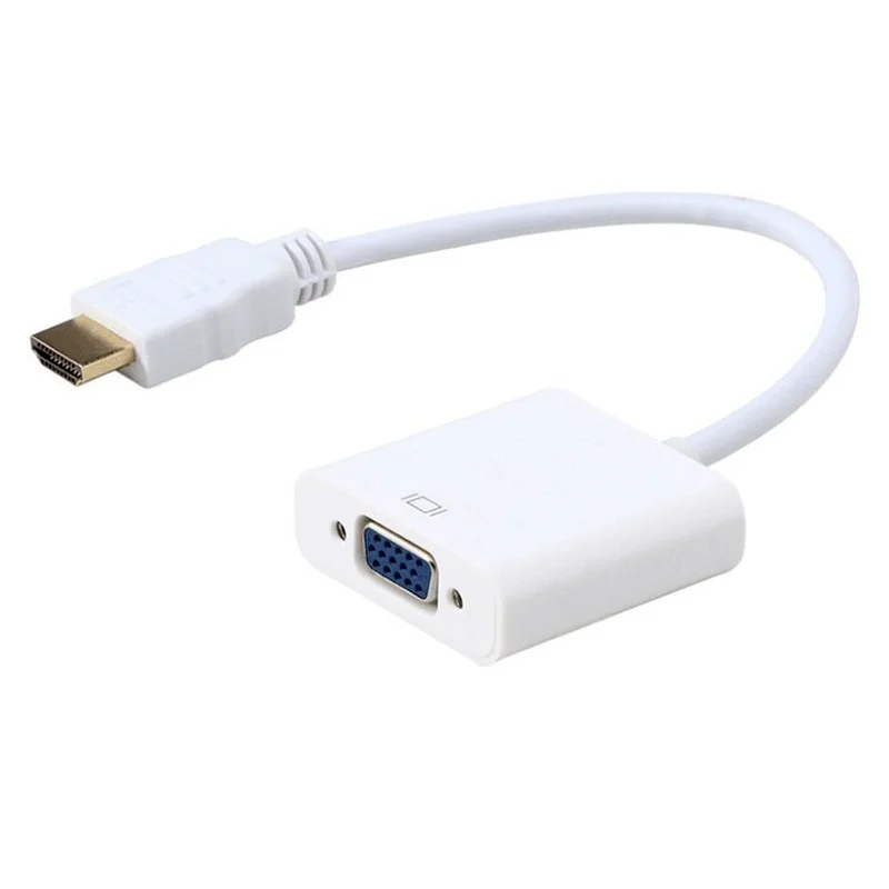 1PCS Male To Female HDMI-compatible VGA Video Adaptor HDTV CRT Monitor TV for XBOX 360 PS3 To VGA 3.5mm Plug Audio Cable
1PCS Male To Female HDMI-compatible VGA Video Adaptor HDTV CRT Monitor TV for XBOX 360 PS3 To VGA 3.5mm Plug Audio Cable