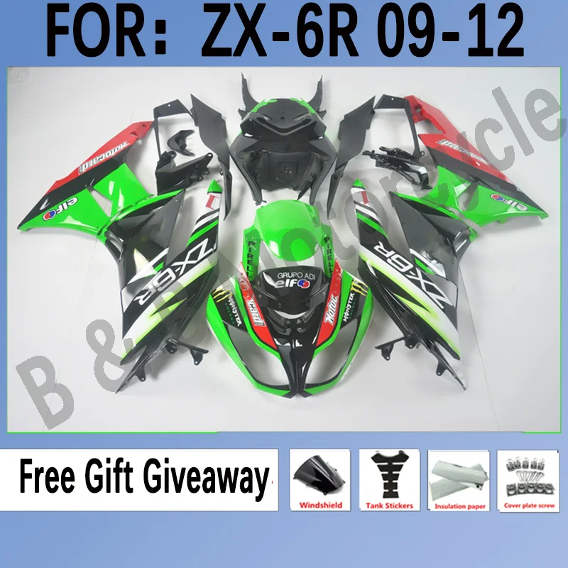 New ABS Motorcycle Whole Fairings Kit Fit for Kawasaki Ninja ZX-6R ZX6R 09 10 11 12 636 2009 2010 2011 2012 Fairings Green Black
New ABS Motorcycle Whole Fairings Kit Fit for Kawasaki Ninja ZX-6R ZX6R 09 10 11 12 636 2009 2010 2011 2012 Fairings Green Black