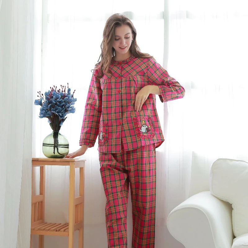 2023 Early Spring Hot Sale Colorful Plaid Pajama Sets Casual Commuter Round Neck Loungewear Cartoon Pattern Cloth Sticker Pajama
2023 Early Spring Hot Sale Colorful Plaid Pajama Sets Casual Commuter Round Neck Loungewear Cartoon Pattern Cloth Sticker Pajama