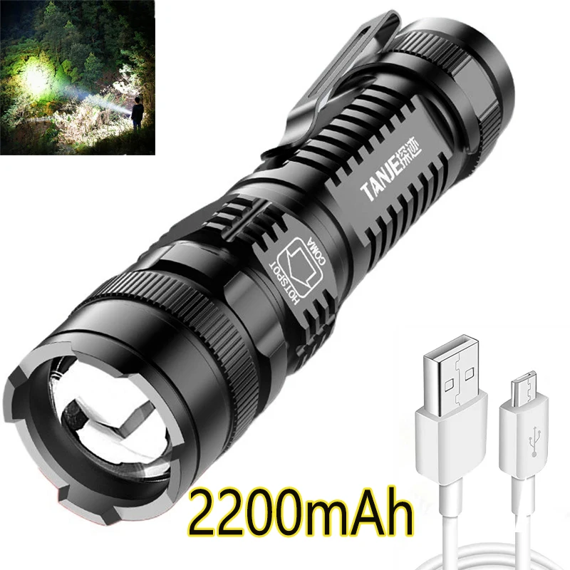 Strong Bright Mini Led Flashlight Usb Rechargeable Battery Power Bank Function Torch Lantern for Outdoor Camping Fishing Hiking
Strong Bright Mini Led Flashlight Usb Rechargeable Battery Power Bank Function Torch Lantern for Outdoor Camping Fishing Hiking