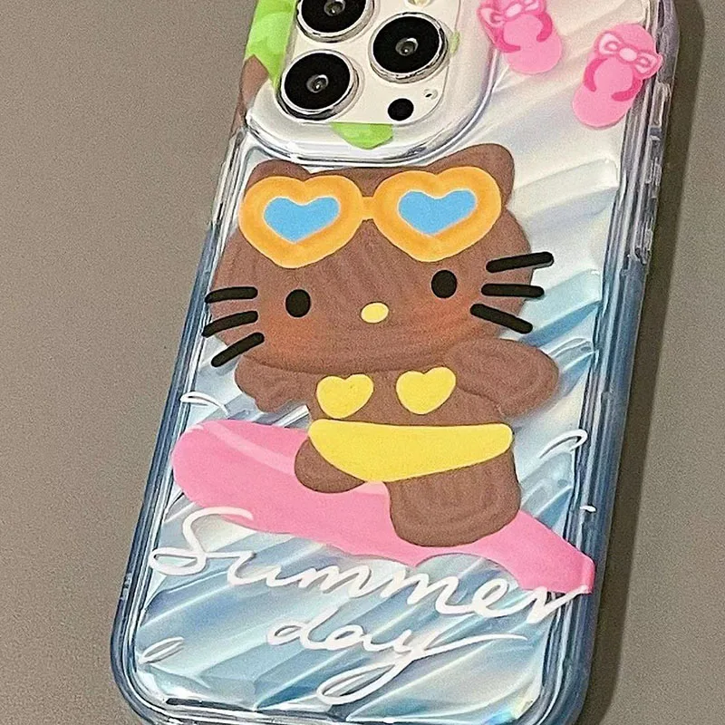 Милые Чехлы Sanrio Hello Kitty для Iphone 14 13 12 11 Pro Max Mini Xr Xs 8 Plus Se, мультяшный противоударный мягкий чехол для девочек Y2K
Милые Чехлы Sanrio Hello Kitty для Iphone 14 13 12 11 Pro Max Mini Xr Xs 8 Plus Se, мультяшный противоударный мягкий чехол для девочек Y2K