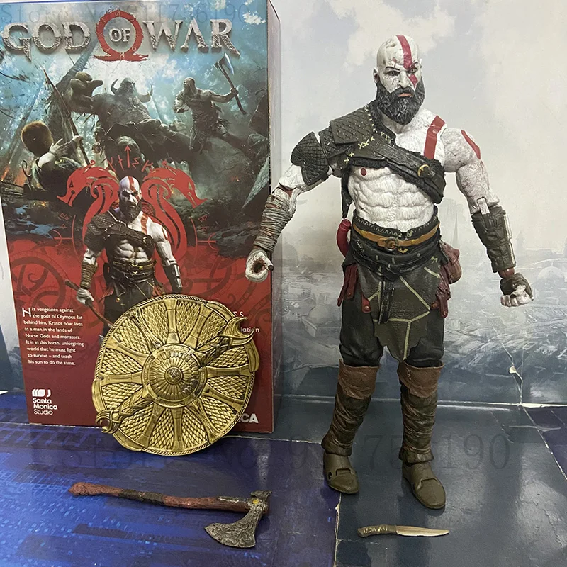 

Фигурка NECA God of War Классическая из ПВХ для PS4 Kratos, Коллекционная модель, игрушка, кукла, подарок на день рождения, 7 дюймов