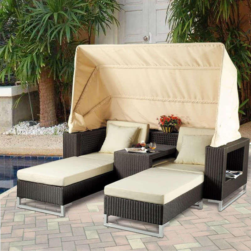 Custom-made Outdoor Leisure Sofa Bed Terrace Garden Furniture Beach Bed Couch Double Beach Sun Bed Outdoor Chair
Custom-made Outdoor Leisure Sofa Bed Terrace Garden Furniture Beach Bed Couch Double Beach Sun Bed Outdoor Chair