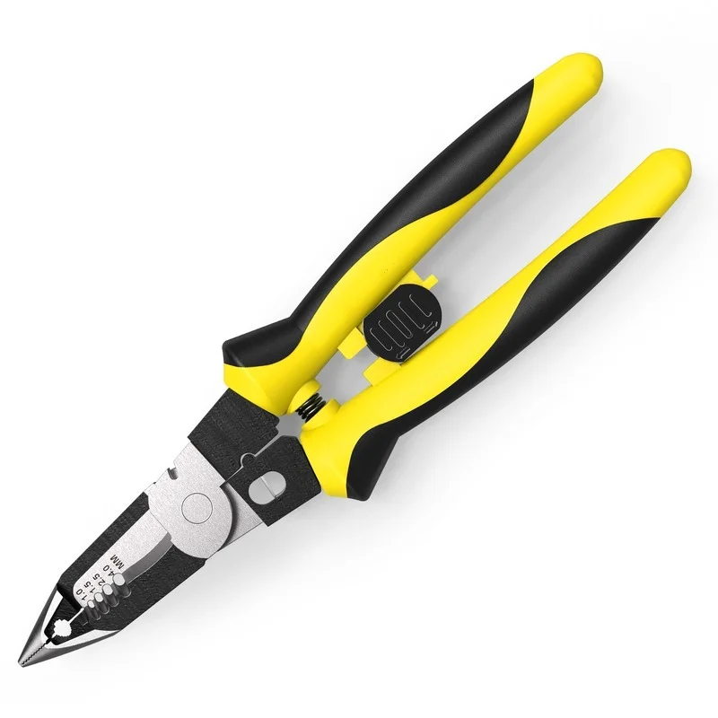 7-in-1 Multi-function Wire Stripper Portable Combi Plier 8 Inches DIY Electrical Wiring Work Cable Cutter Sharp-nose Plier
7-in-1 Multi-function Wire Stripper Portable Combi Plier 8 Inches DIY Electrical Wiring Work Cable Cutter Sharp-nose Plier