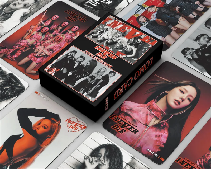 55 шт./компл. оптовая продажа Kpop GIDLE открытка новый альбом I NEVER DIE Lomo открытка фотопечать открытки постер картина Поклонники подарки коллекция
55 шт./компл. оптовая продажа Kpop GIDLE открытка новый альбом I NEVER DIE Lomo открытка фотопечать открытки постер картина Поклонники подарки коллекция