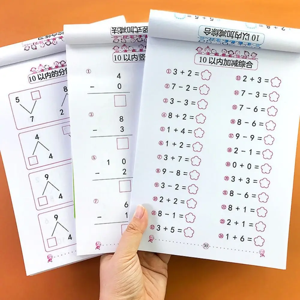 Quick Calculation Arithmetic Exercise Books Addition Subtraction Within 10/20 Mathematics Workbooks Studying Thicken
Quick Calculation Arithmetic Exercise Books Addition Subtraction Within 10/20 Mathematics Workbooks Studying Thicken