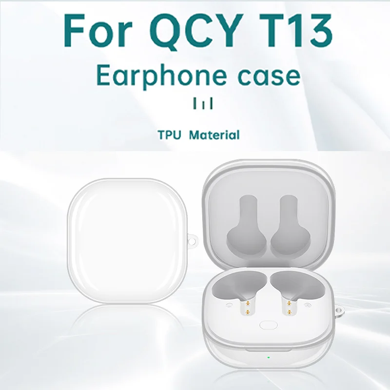 1PC Portable Soft TPU For QCY T13 Case Bluetooth Earphones Protective Cover Dustproof Earbuds Charging Box With Carabiner 
1PC Portable Soft TPU For QCY T13 Case Bluetooth Earphones Protective Cover Dustproof Earbuds Charging Box With Carabiner