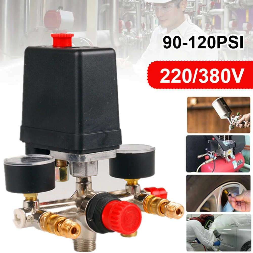 Переключатель управления воздушным компрессором 20A 90-120PSI аксессуары Алюминиевый пластик
Переключатель управления воздушным компрессором 20A 90-120PSI аксессуары Алюминиевый пластик