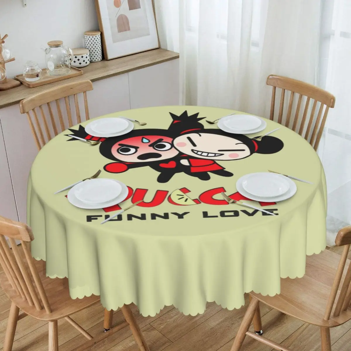 Cartoon Anima Pucca Funny Love Round Tablecloths 60 Inch Table Cover for Parties Table Cloth
Cartoon Anima Pucca Funny Love Round Tablecloths 60 Inch Table Cover for Parties Table Cloth