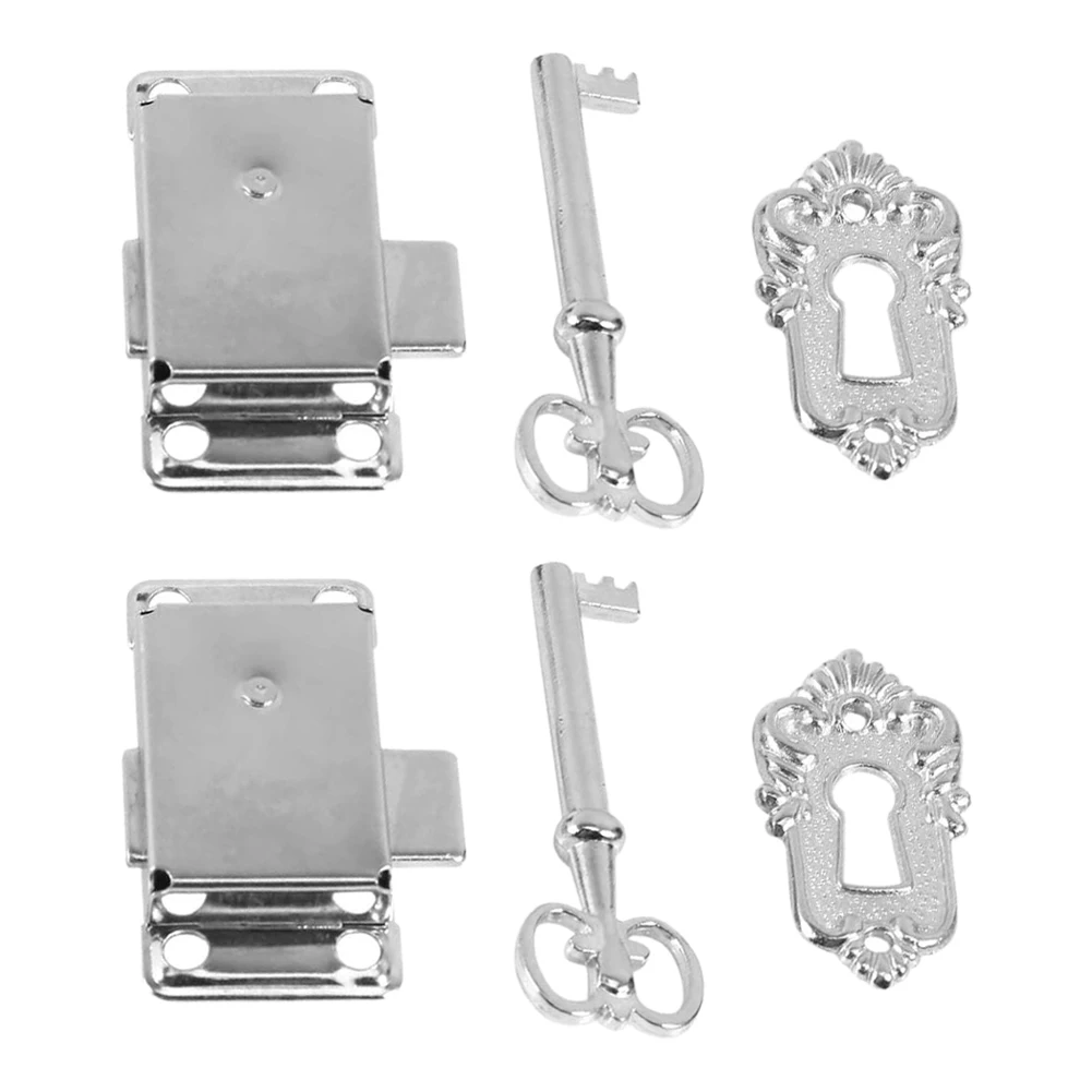 2pcs Jewelry Box Antique Lock Drawer Lock With Key Cabinet Wardrobe Cupboard Furniture Wooden Door Classic Lock Hardware
2pcs Jewelry Box Antique Lock Drawer Lock With Key Cabinet Wardrobe Cupboard Furniture Wooden Door Classic Lock Hardware