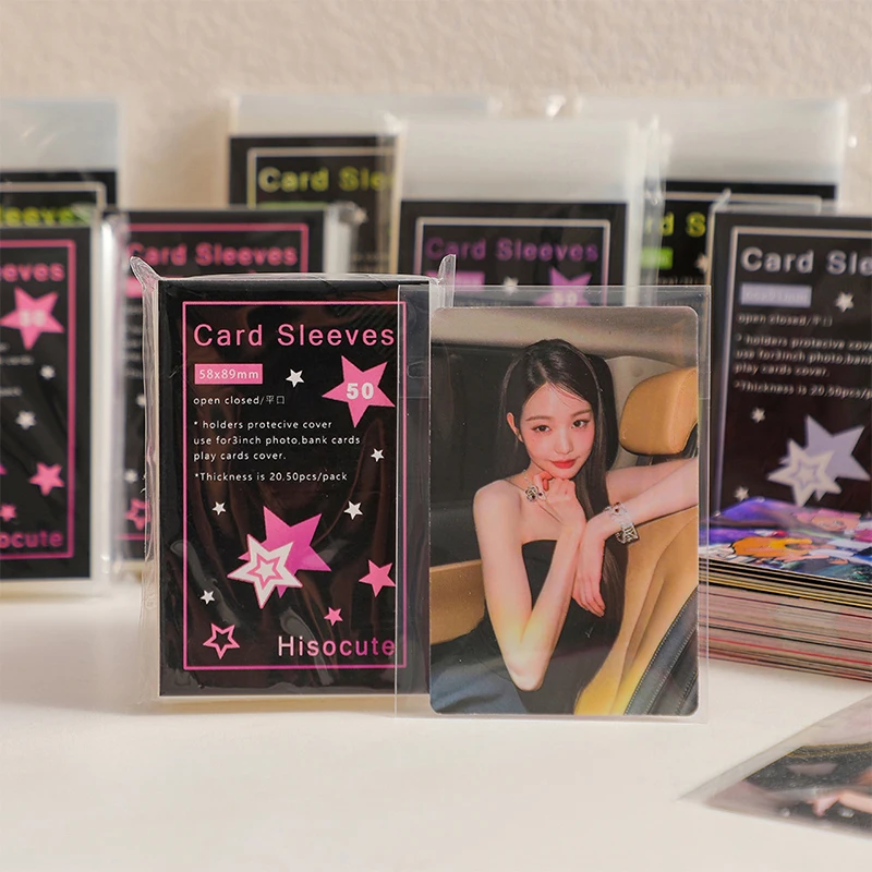 50 шт./набор, голографические защитные чехлы для фотографий 
50 шт./набор, голографические защитные чехлы для фотографий