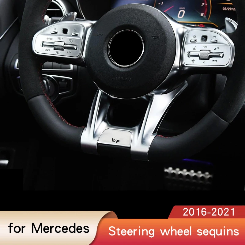 Stuurwiel Gemodificeerde Chrome Voor Mercedes A200 C200 C260 Cla C118 Glb Gla H247 W205 W213 W177 Amg Auto Sticker accessoires
Stuurwiel Gemodificeerde Chrome Voor Mercedes A200 C200 C260 Cla C118 Glb Gla H247 W205 W213 W177 Amg Auto Sticker accessoires