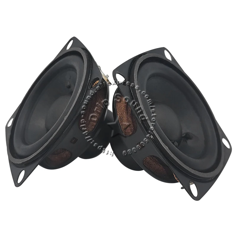 

2pcs 2" inch 53mm 4ohm 4Ω 10W Full Range Speaker Stereo Woofer Loudspeaker Horn