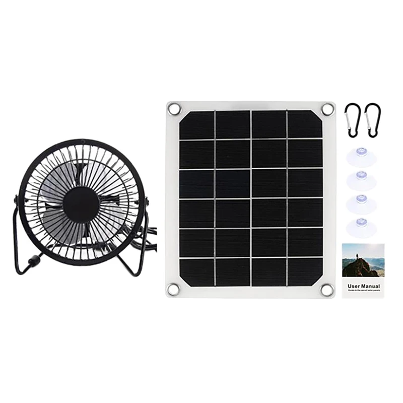 JFBL Hot 5V 10W Solar Exhaust Fan Portable Exhaust Fan Mini Fan Powered By Solar Panel For RV Greenhouse Pet House Chicken Coop
JFBL Hot 5V 10W Solar Exhaust Fan Portable Exhaust Fan Mini Fan Powered By Solar Panel For RV Greenhouse Pet House Chicken Coop